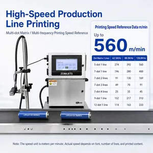 Industrial Small Character CIJ Printer for Cylindrical Batteries Cells and Battery Casings thumbnail-2