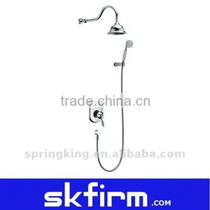 Modern Rainfall Wall-in Shower Set thumbnail-1