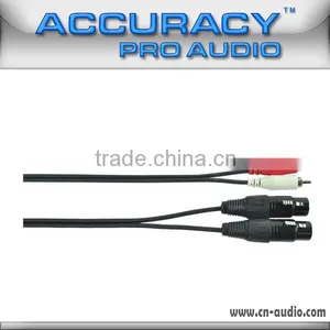Professional OFC 4*8MM YC RCA Cable By RCA To XLR YC808-10FT thumbnail-1