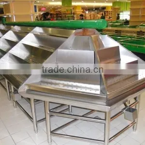 APEX Supermarket Shelf or Grocery Stainless Steel Fruit Vegetable Display Rack/vegetable and Fruit Display Shelves thumbnail-3