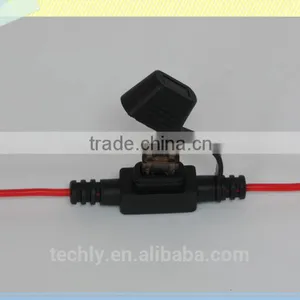 Brown 3A Mini Fused Lead UL 1015 20AWG 600V 105C of Wire Cable Assembly thumbnail-1