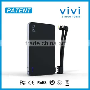 Customized Portable Battey Charger 8000mah Dual Usb 2 in i 4 Led Indicators for Appl Android Smartphone Tablet ROHS CE FCC thumbnail-1