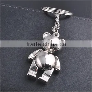 Metal Keychain and Creative Keychain Active Bear Teddy Bear Key Chain thumbnail-2
