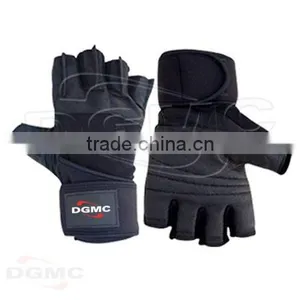 Body Builiding Elastic Wrist Wraps Gloves thumbnail-1