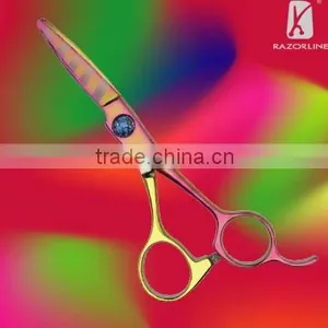 Stainless Steel Convex Titanium Color Scissor(LGP988) thumbnail-1