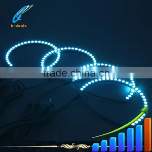 RGB Led Angel Eyes for Mazda3 Changing Color by the Remote thumbnail-3