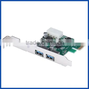 2 Ports 5Gbps USB3.0 Adapter PCI-E 3.0 USB Expansion Card With Low Profile Bracket thumbnail-4