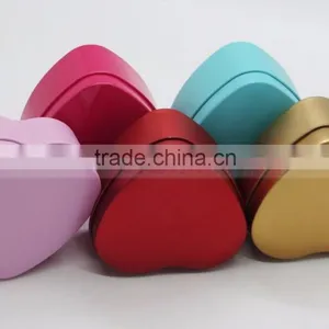 73mm x 38mm Best Choice for Candy Chocolate Factory Price Wedding Heart Tinplate Box thumbnail-4