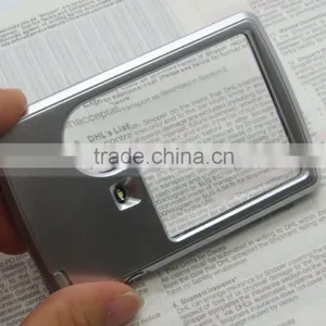 Button Battery Logo Printing Card Magnifier LED Magnifying Bookmark thumbnail-4