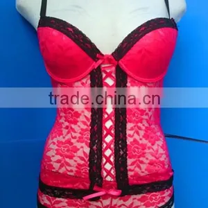 New Design Printting Lace Lingerie Photo, Sexy Hot Fashion Show Babydoll thumbnail-1