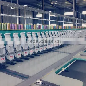Multi-heads Flat Computerized Embroidery Machine With Cutter With Utc thumbnail-3