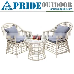 Modern Restaurant Tables And Chairs Coffee Rattan Bamboo Table And Chair thumbnail-1