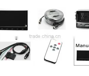 RV-7004V Smart Car Parking System With Touch Button Monitor, CMOS/CCD Camera for Truck/Vans/Bus thumbnail-1
