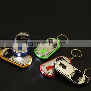 Mutil Color Keychain Bottle Opener With Led Light Key Chain thumbnail-2