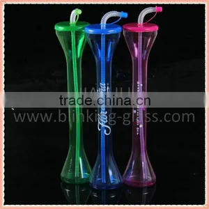Dumbbell Plastic Yard Glass Slush Cup thumbnail-2