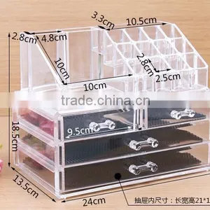 C39 ANPHY Large 4 Drawers PS Crystal Makeup Box Washroom Storage Rack for Jewelrys Cosmetics Acessories Quality Choice thumbnail-2