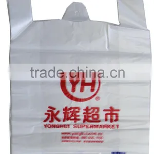 High Denstiy Shopping Packing Plastic Vest Hanlde T-shirt Bags thumbnail-1