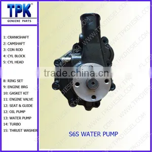 K4N Water Pump 30H45-00200, Forklift Engine Parts thumbnail-4