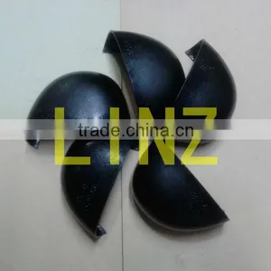 Anti-Rust Steel Toe Cap With Rubber Strip For Safety Shoes In Black thumbnail-3