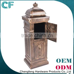 Produce Cast Aluminiun Residential Victorian Letterbox Germany Style thumbnail-1