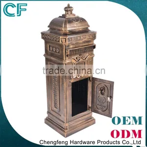 Produce Cast Aluminiun Residential Victorian Letterbox Germany Style thumbnail-5