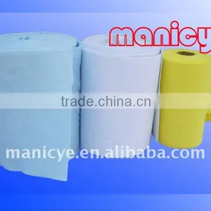 Polyester and Viscose Nonwoven Fabric For Cleaning Wipe thumbnail-1