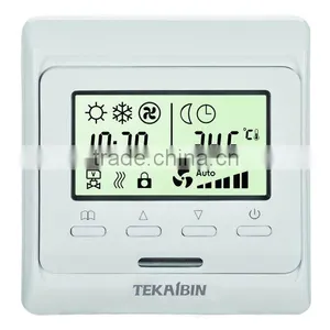 E51.50 4- Pipe FCU Digital Thermostat With LCD Display thumbnail-1