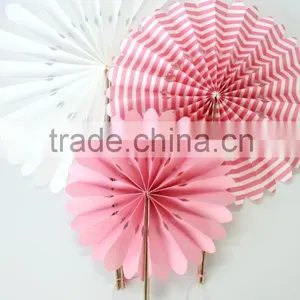 Popular Handmade Tissue Paper Fan for Party Wedding Decorations thumbnail-5