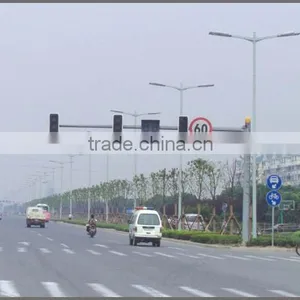 Single Arm Traffic Signal Light Steel Pole thumbnail-3