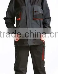2015 Black Workwear Suit Best Selling Cheap Customed Split Work Clothes Cheap Uniform For Women thumbnail-1