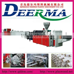 SJZ65/132 PVC Twin Pipe Plastic Machine With Price in Stock thumbnail-1