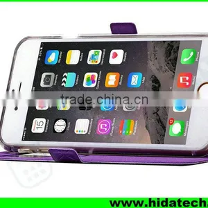 Wallet Patten Mobile Phone Flip Leather Case for Iphone 6 Leather Pouch thumbnail-5