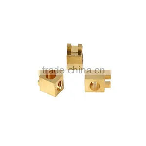 Custom CNC Machining Precision Brass Terminal Connector thumbnail-3