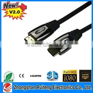 Bulk Hdmi Cable Awm 20276 High Speed HDMI Cable 2.0V With Ethernet, Support 3D, 4K*2K, 24k Gold Plated Cable HDMI China thumbnail-5