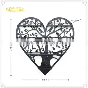 Metal Wall Deco Wall Mounted Nail Polish Stand Cosmetic Display Shelf thumbnail-5