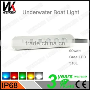 IP68 90w 12v Underwater Led Lights Wholesale Led Dock Lights 316l Stainless Steel thumbnail-1