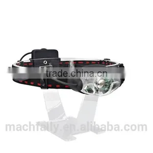 2015 Novelty Design ABS Plastic High Power XPE Headlamp 3 Mode Headlamp 3*AA Battery Headlight thumbnail-1