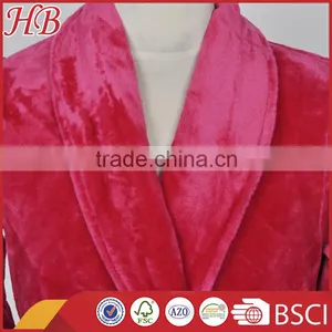 Flannel Fleece Long Bathrobe thumbnail-4
