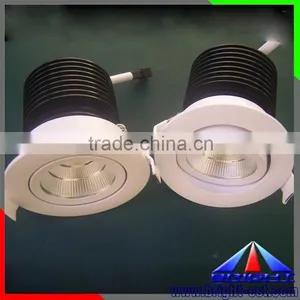 CE RoHS Marked Ceiling Down Lights,IP50 180 Degree Adjustable COB Ceiling Down Light Fixtures With 40 Degree Beam Angle thumbnail-4