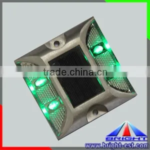 Die Casting Aluminum Road Stud, 2 Sides Reflective Highway Markers, Solar Road Stud Lights thumbnail-1