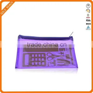 PVC Plastic Type and Stand Up Pouch Transparent PVC Pencil Bag thumbnail-1