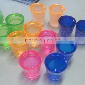 1.4 OZ Double-wall Plastic Freezer Mugs,plastic Short Glass thumbnail-2