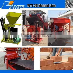 High Quality WT1-25 Soil Clay Interlocking Bricks Making Machine Production Line From Linyi Wante Machinery thumbnail-5