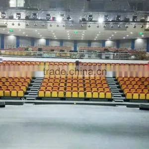 Professional Portable Telescopic System Mobile Stadium Bleacher Seating thumbnail-1