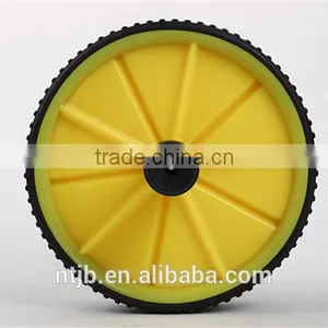 New 2015 Detachable Portable Workout Training Wheel Roller Abdominal Roller With Free Knee Pad Power Wheel thumbnail-5