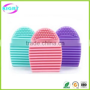 Silicone MakeUp Brush Egg for Brush Cleaning thumbnail-1