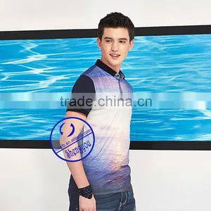 Heat-Transfer Printing 3d Polo t Shirt for Men thumbnail-4