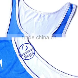 Custom 100% Polyester Men's Tank Tops Gym Stringer y Back Tank Top Men Wholesale thumbnail-5