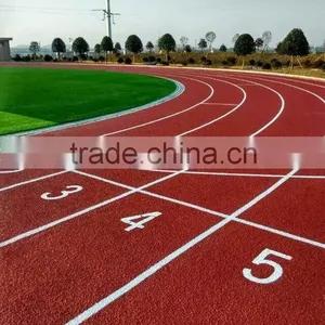 Polyurethane Rubber Running Track Athletic Track Material Synthetic Sport Flooring Surface thumbnail-1