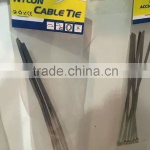Supply Stainless Steel Lock Steel Ball Ties (material:304-201-316 ) 7.6*1100 thumbnail-2